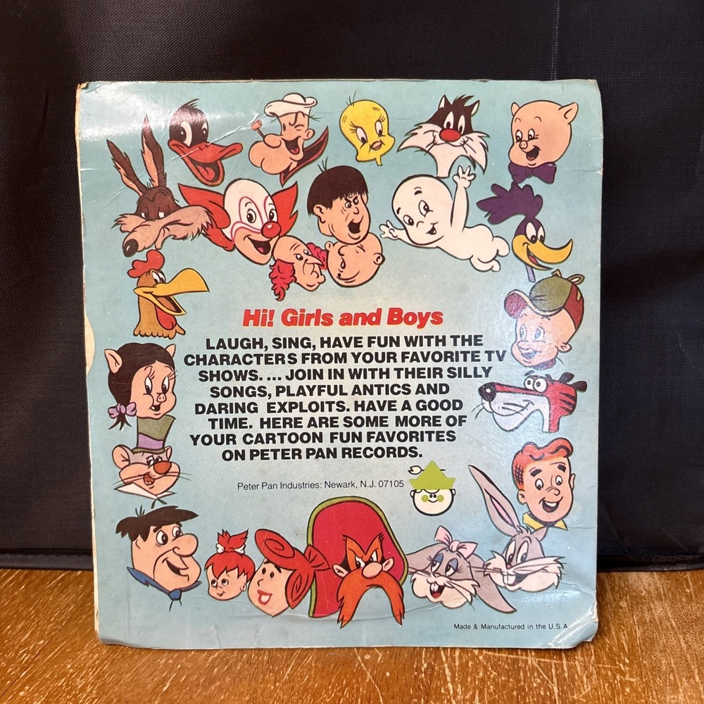 The Three Stooges Meet Cinderella! By Peter Pan Records. 7"-33 1/3 RPM Little LP - Picture 2 of 5